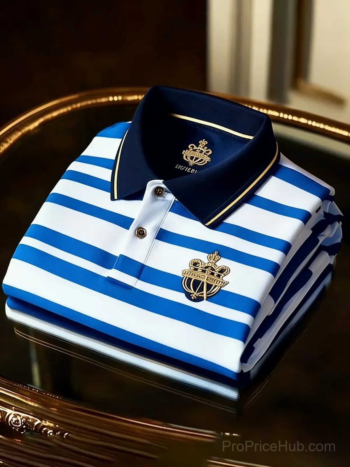 Men's Business Casual Button Short Sleeve Polo Shirt - View 2