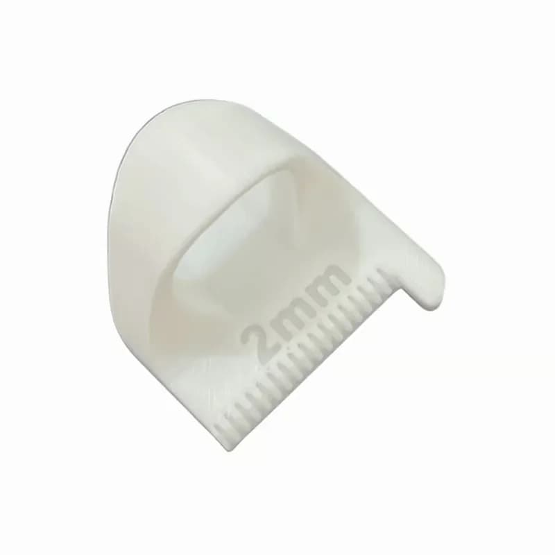 White 2mm Edge Stitch Lock Sewing Gauge Tool - View 1