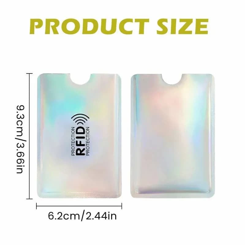 RFID Blocking Sleeves for Credit Cards (8-Pack) - View 8