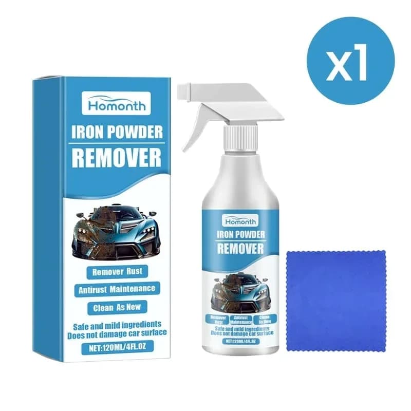 Car Iron Powder Rust Remover Spray, 120 ml with Cloth - View 1