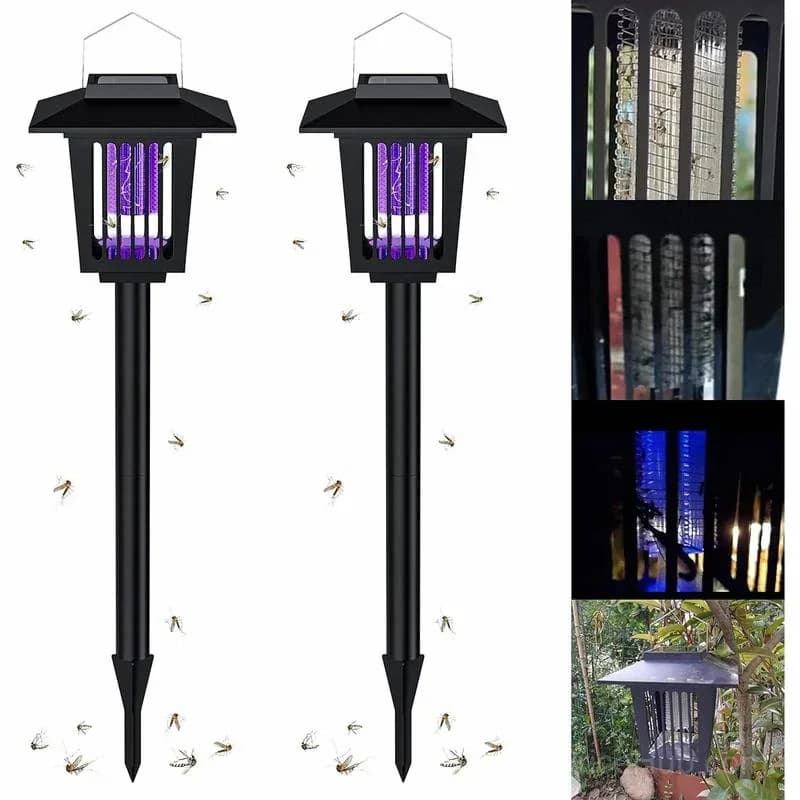 Solar Mosquito Zapper 2-in-1 Bug Killer & Yard Light - View 13