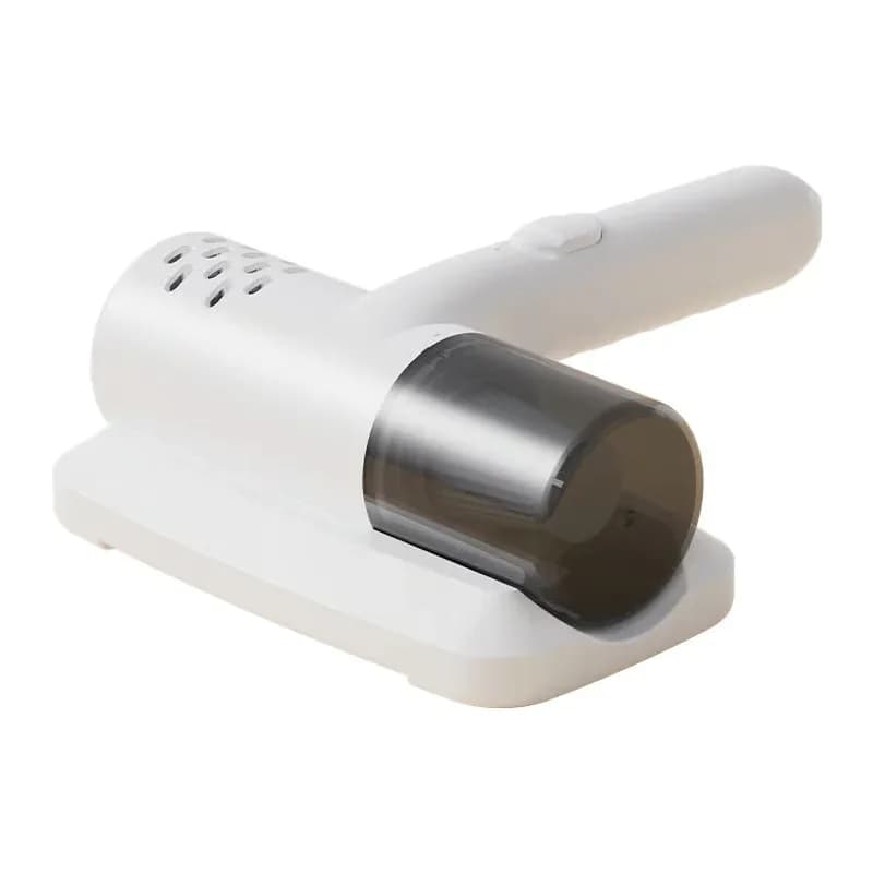 White Cordless Handheld UV Bed Vacuum Cleaner - View 1