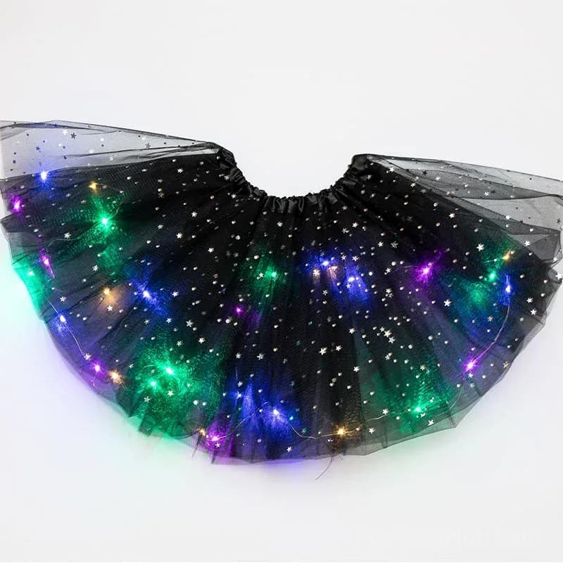 Princess Glow LED Skirt – Soft Safe Stretchy - View 1