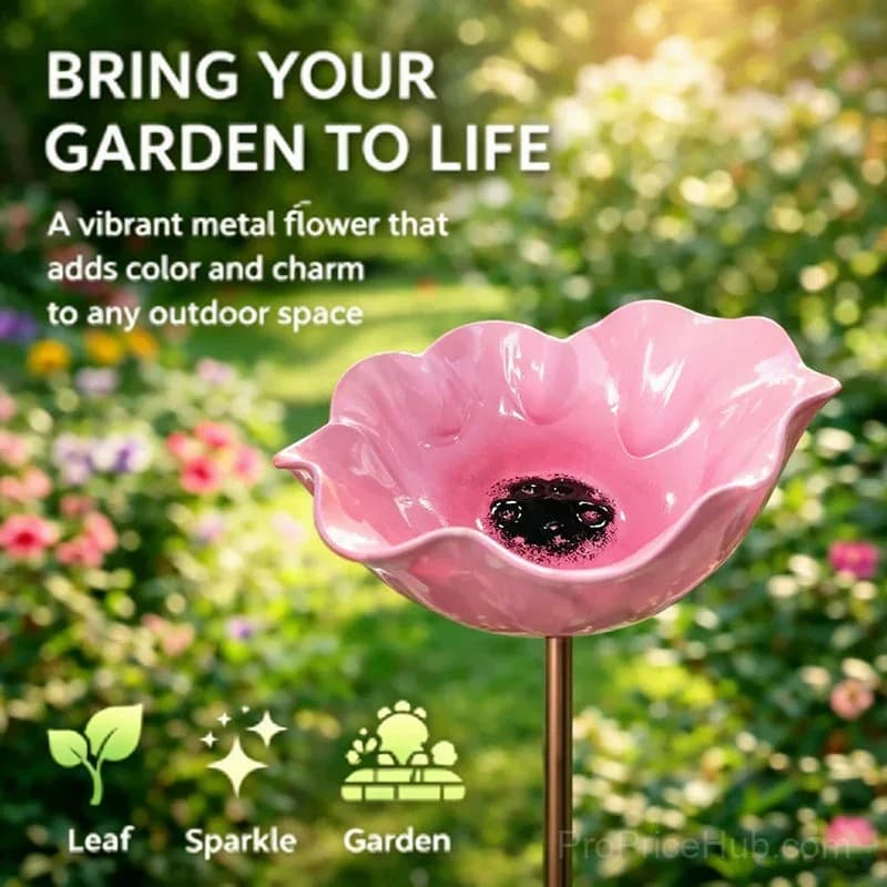 Handmade Metal Flower Garden Stake - View 37