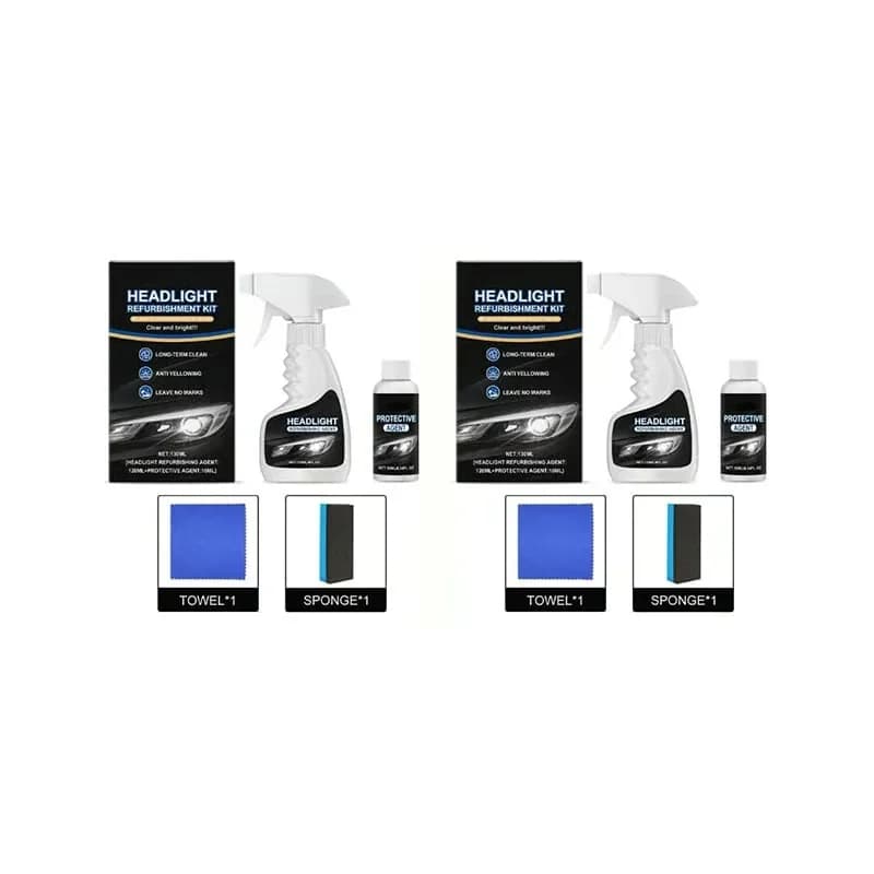 Headlight Restoration Kit, 1 Set - Alt