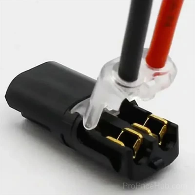 Double-Wire Push-In Electrical Wire Connectors, 100 Pack - View 1