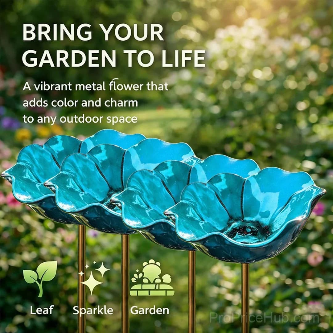 Handmade Metal Flower Garden Stake - View 33