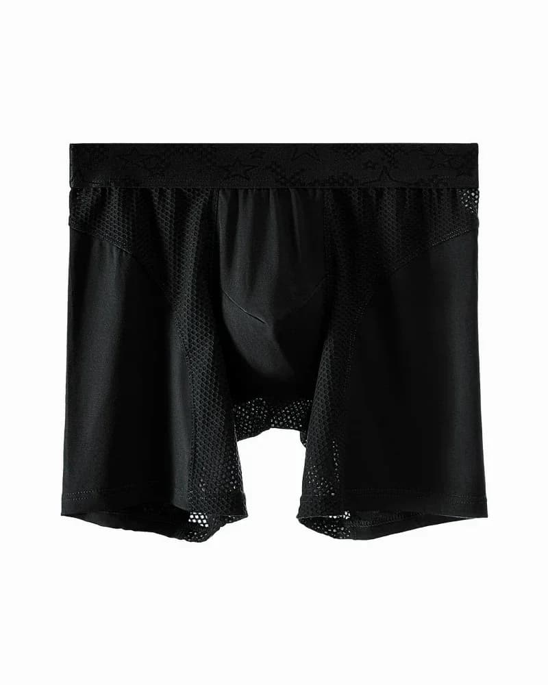Men's Big & Tall Anti-Wear Long Leg Boxer Briefs (L-6XL) - View 3