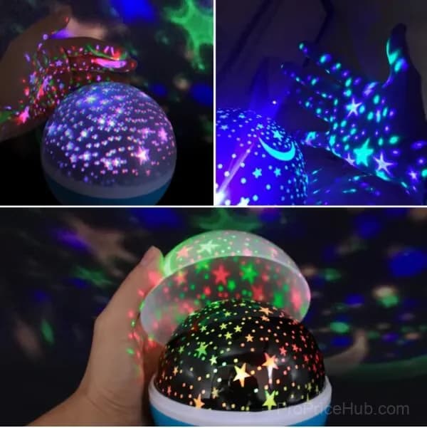 Blue Starry Sky Night Light Projector - View 1