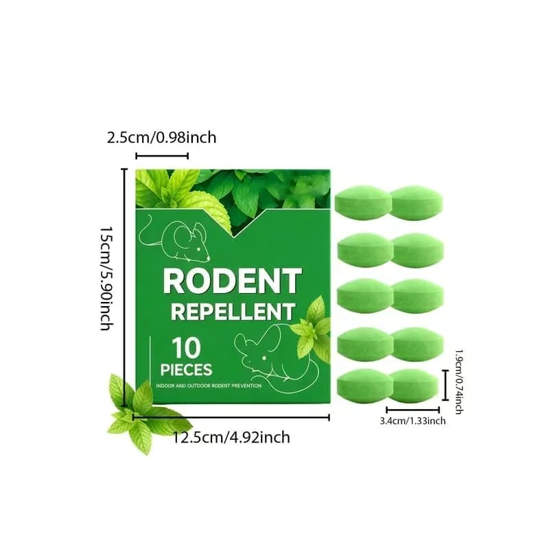 Natural Rodent Repellent Balls, 10-Piece Box - View 1
