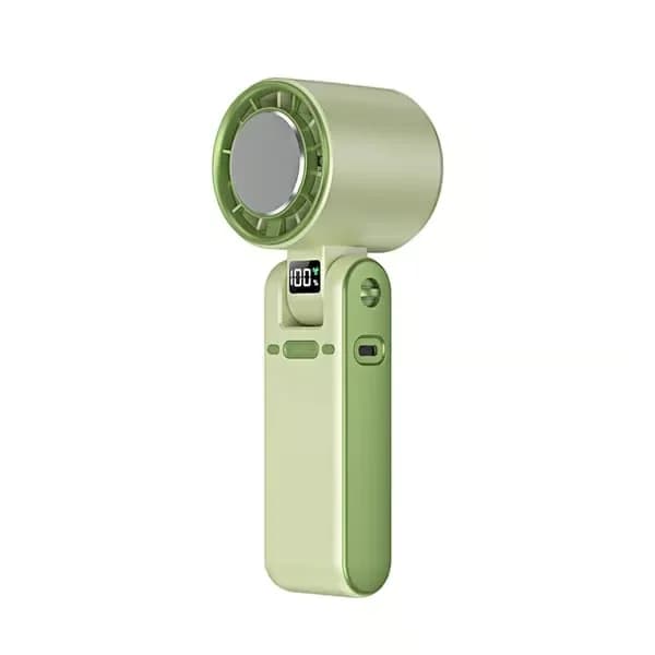 Grey Handheld Semiconductor Cooling Fan - View 2