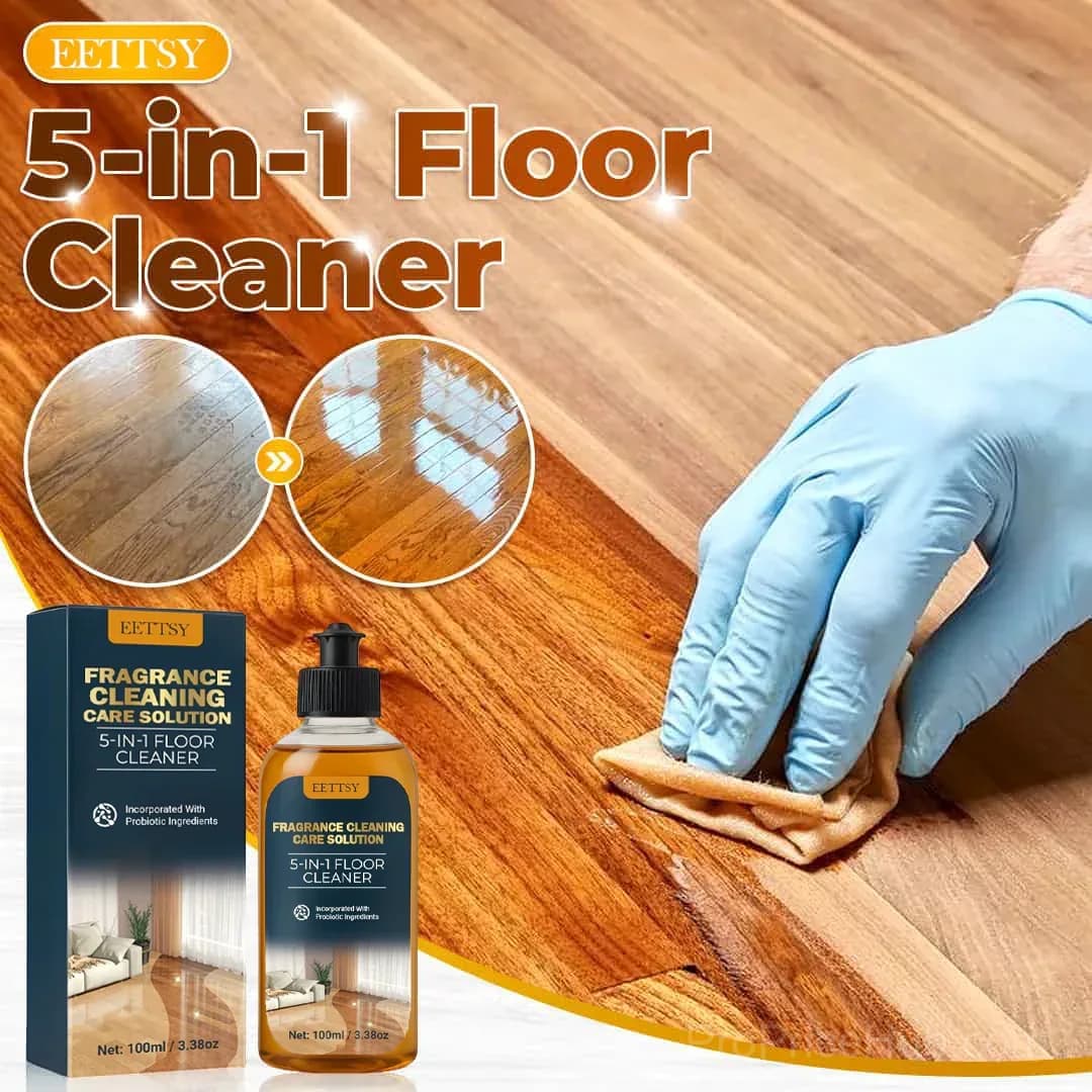 5-in-1 Floor Cleaner - Fast-Drying, Antibacterial, Eco-Friendly Solution - View 1