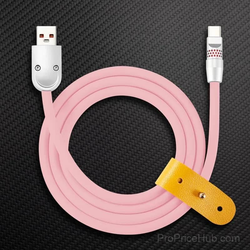 100W Fast Charging Cable with RGB Glow - View 45