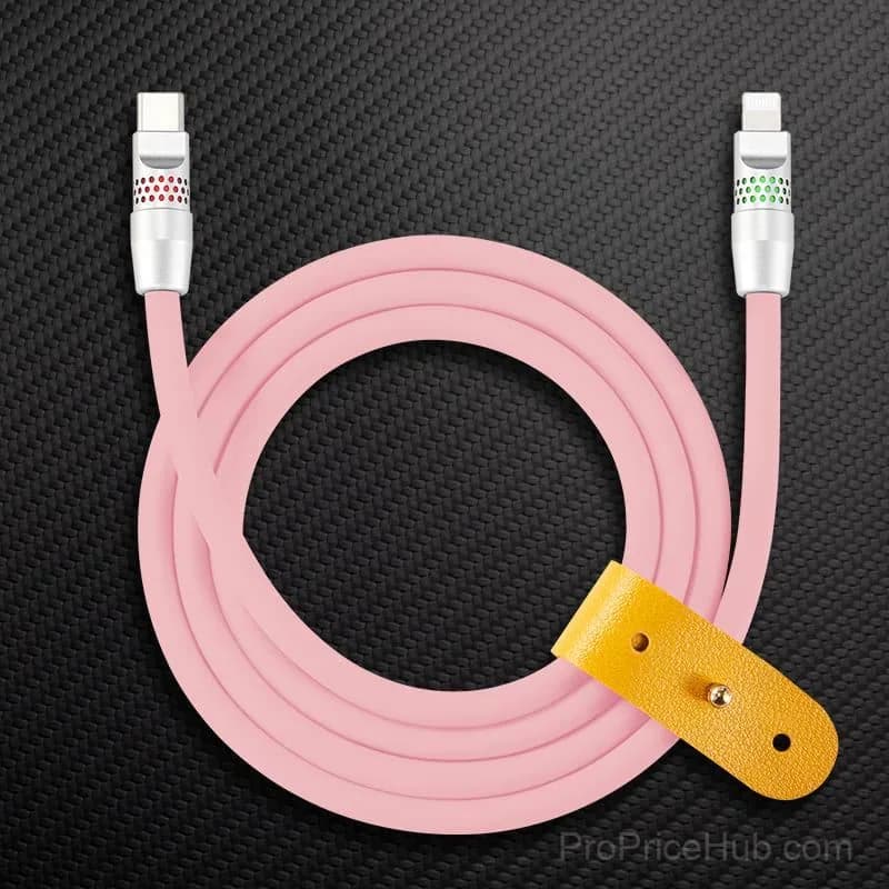 100W Fast Charging Cable with RGB Glow - View 32