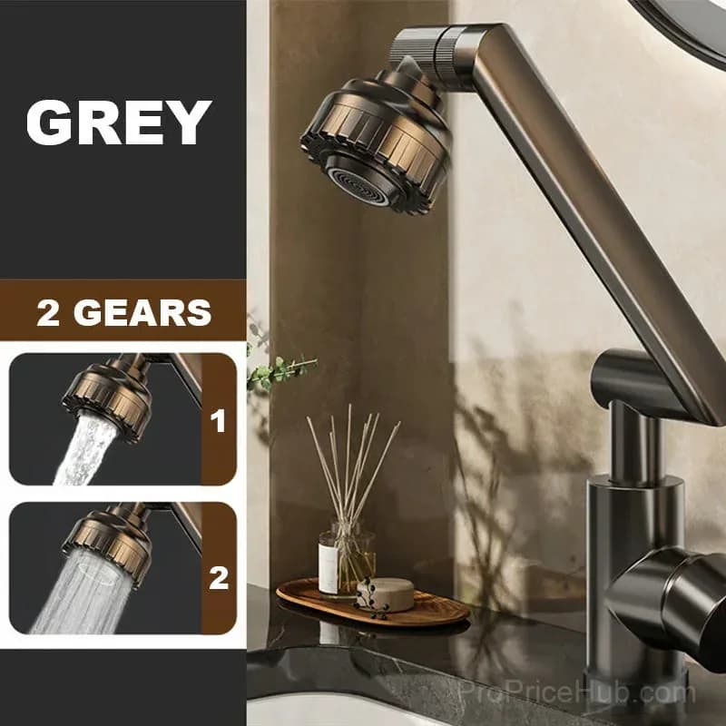 Grey 2-Mode Universal Hot and Cold Faucet Attachment - View 1