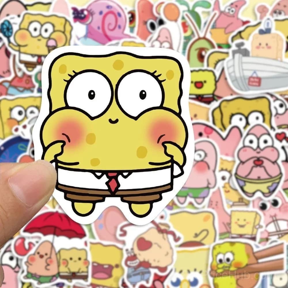 SpongeBob SquarePants Stickers - Cute DIY - View 1