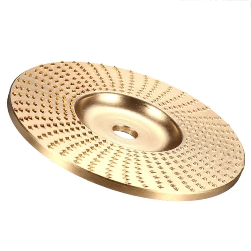 85mm Gold Bow Polishing Pad for Angle Grinder - View 2