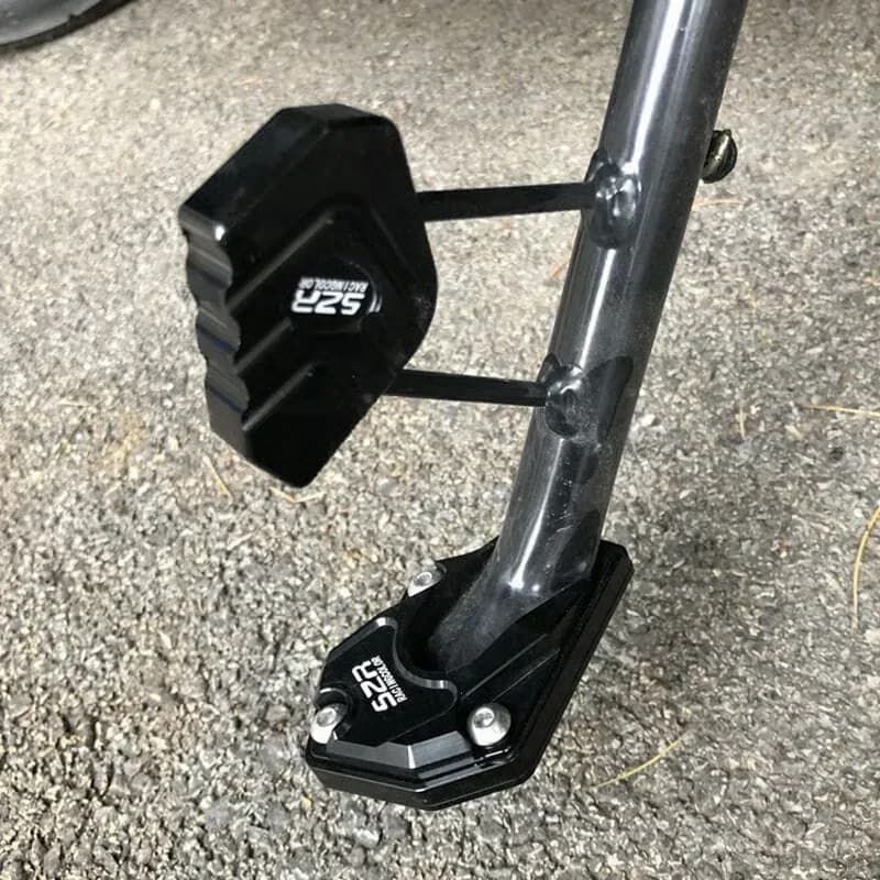 Blue Motorcycle Kickstand Side Stand Foot Extension Pad - View 1