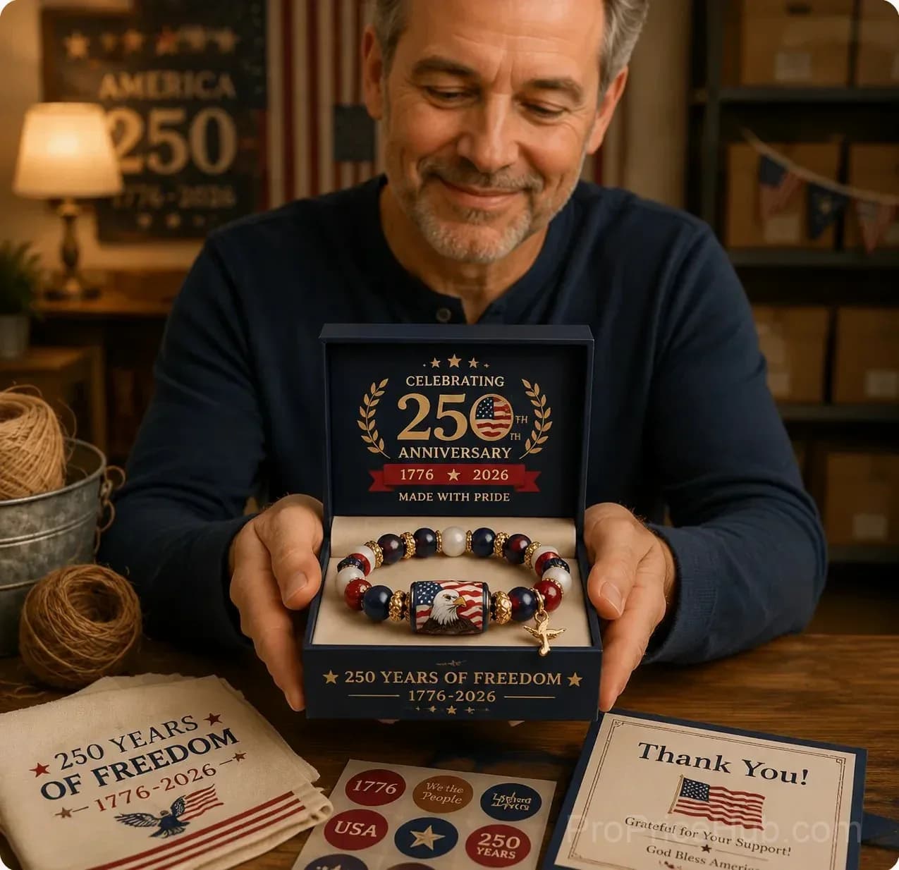 USA 250th Anniversary Limited Edition Jewelry Collection - View 4
