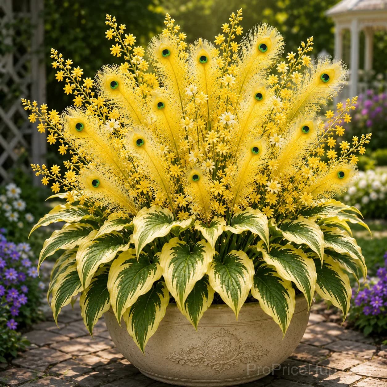 Peacock Flame Hosta Bulbs for Shade Gardens - View 2