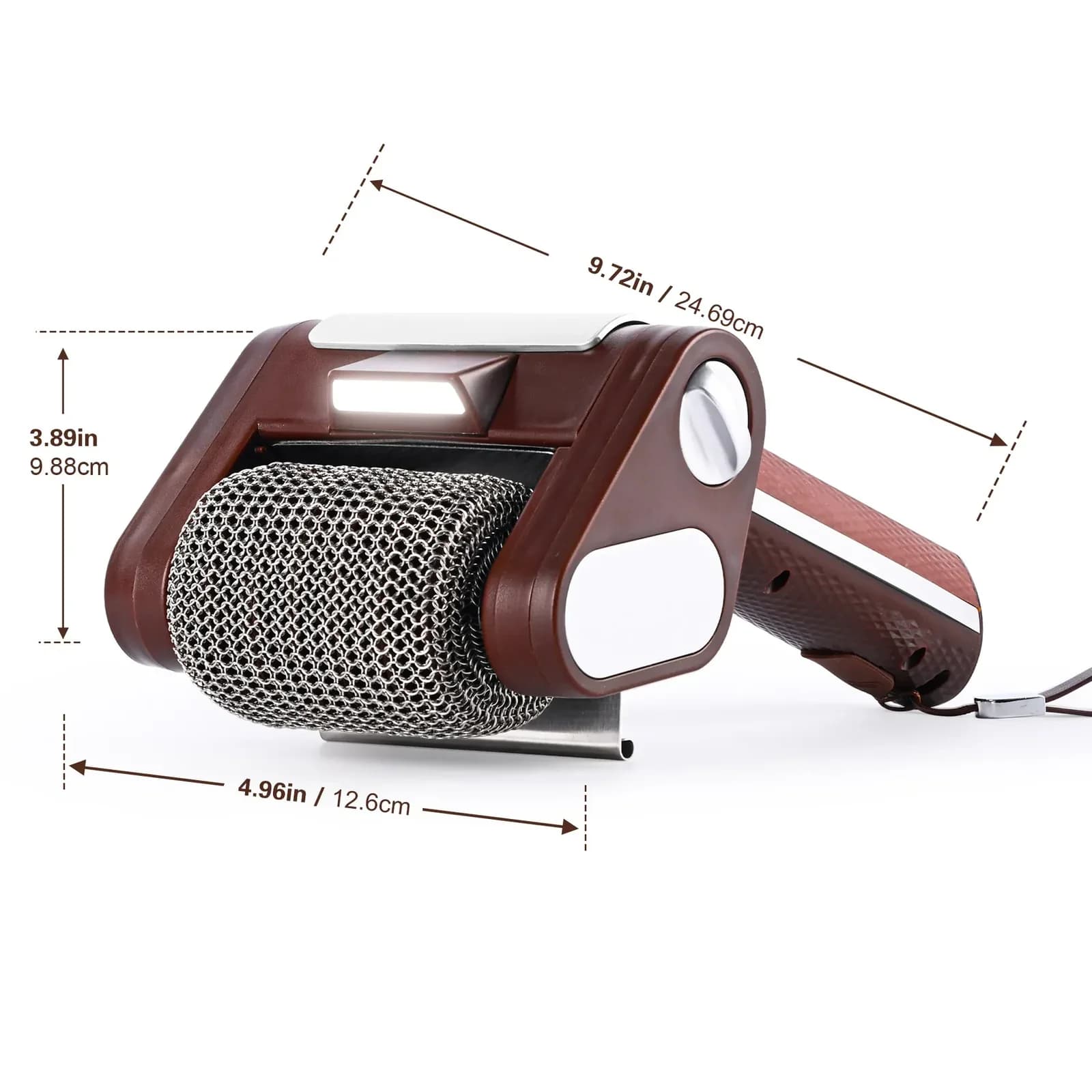 Rechargeable Electric Grill Brush, 350 RPM Bristle-Free Roller - View 8