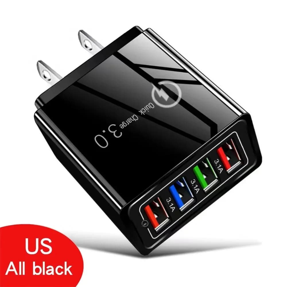 The Charger Big Tech Hates⚡4-Port Quick Charge 3.0 + AI Performance Boost - View 10