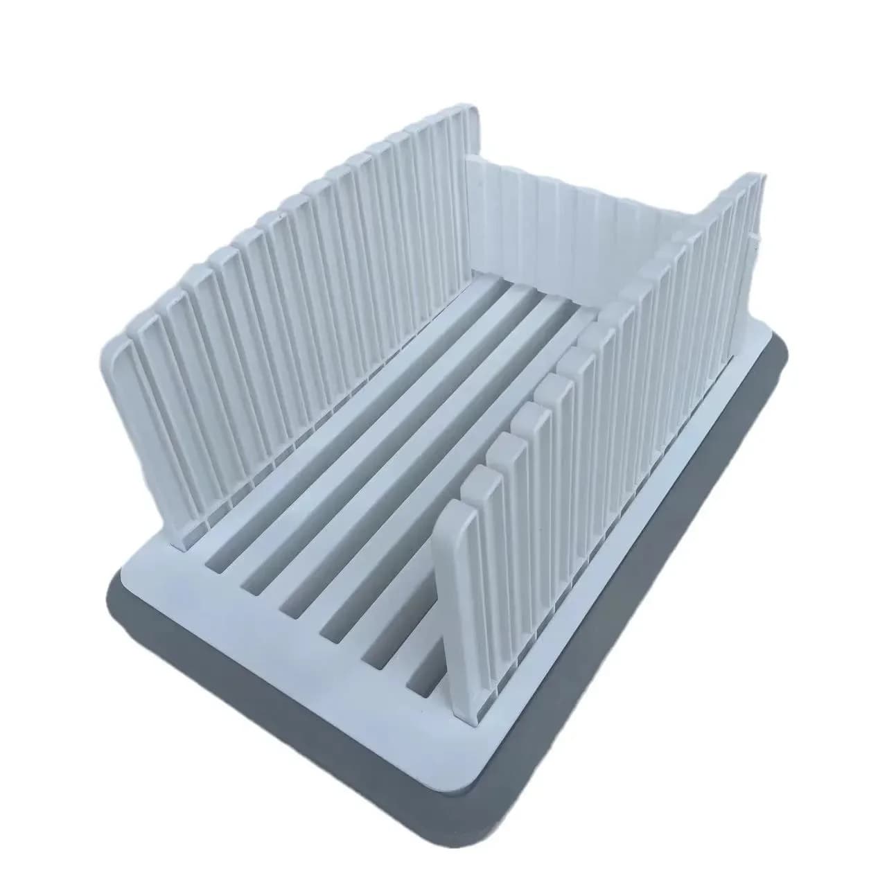 Adjustable Foldable Bread Slicer with Crumb Catcher Tray - View 4