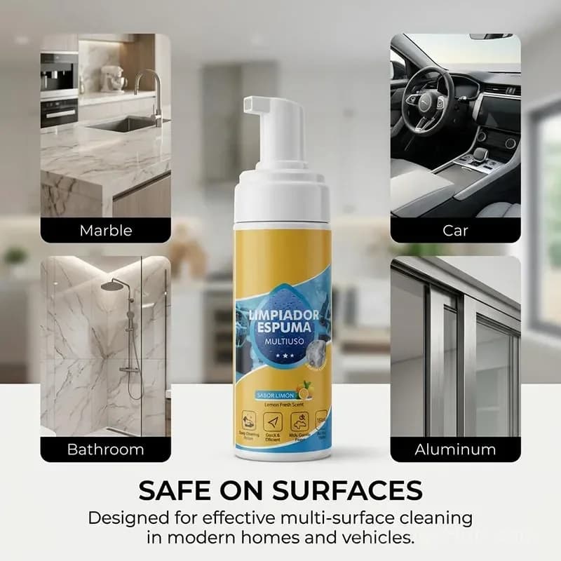 4-in-1 Multi-Enzyme Foam Cleaner for Deep Cleaning Car, Kitchen, Bathroom & Sofa - View 8
