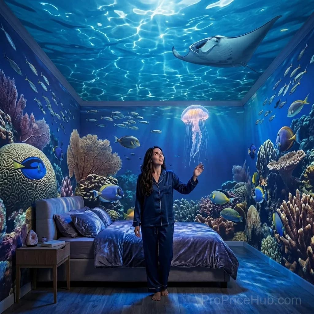 5D Galaxy Ocean Smart Projector Night Light for Bedroom & Car - View 9