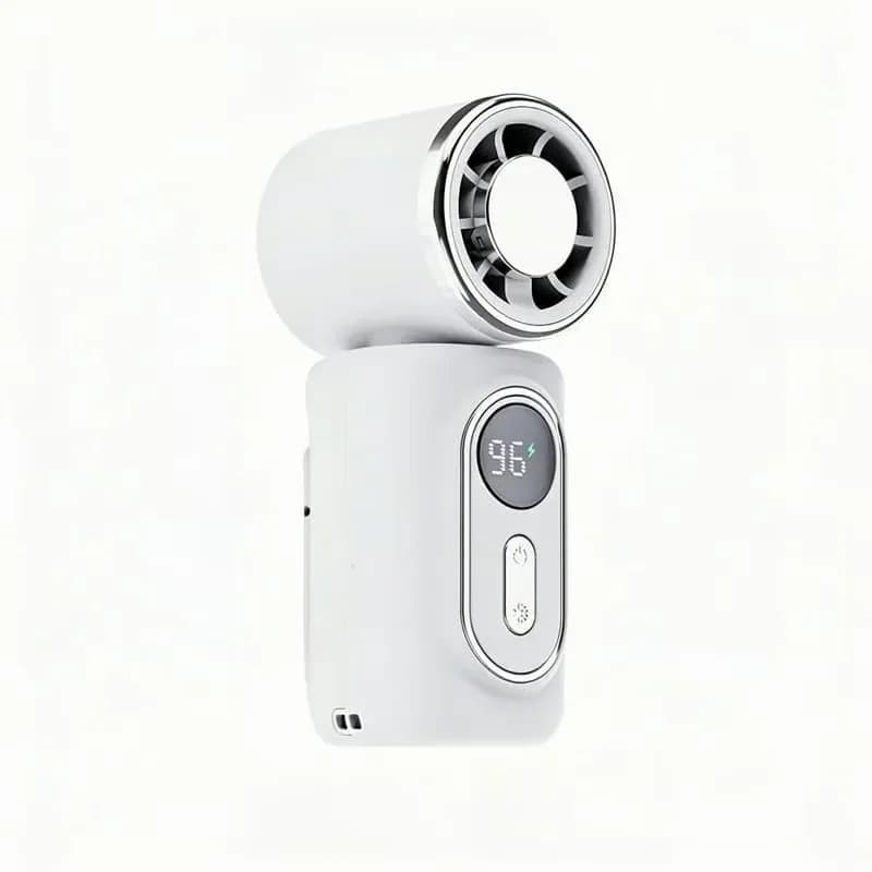 Mini Portable Handheld Clip-On Fan, Black - View 11
