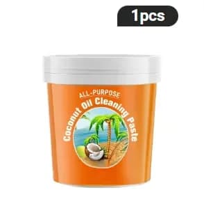 Multi-Purpose Coconut Oil Cleaning & Polishing Paste, 280g - View 1