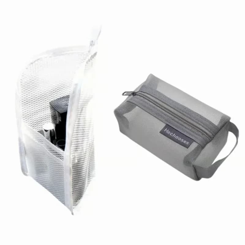 Portable Lightweight Travel Toiletry Bag, White, 1 Piece - View 13