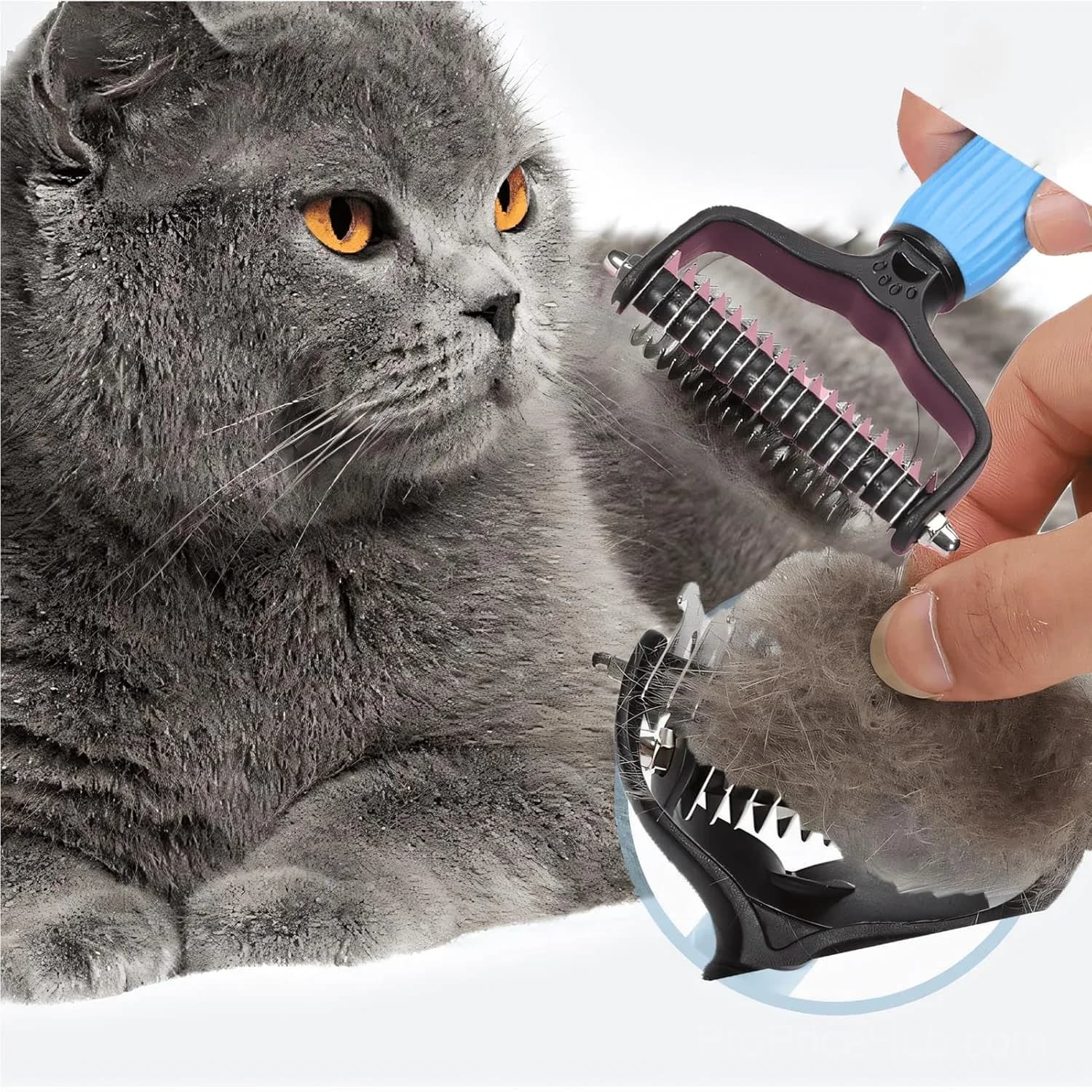 Universal Dog Detangling Comb - Grooming Tool - View 3