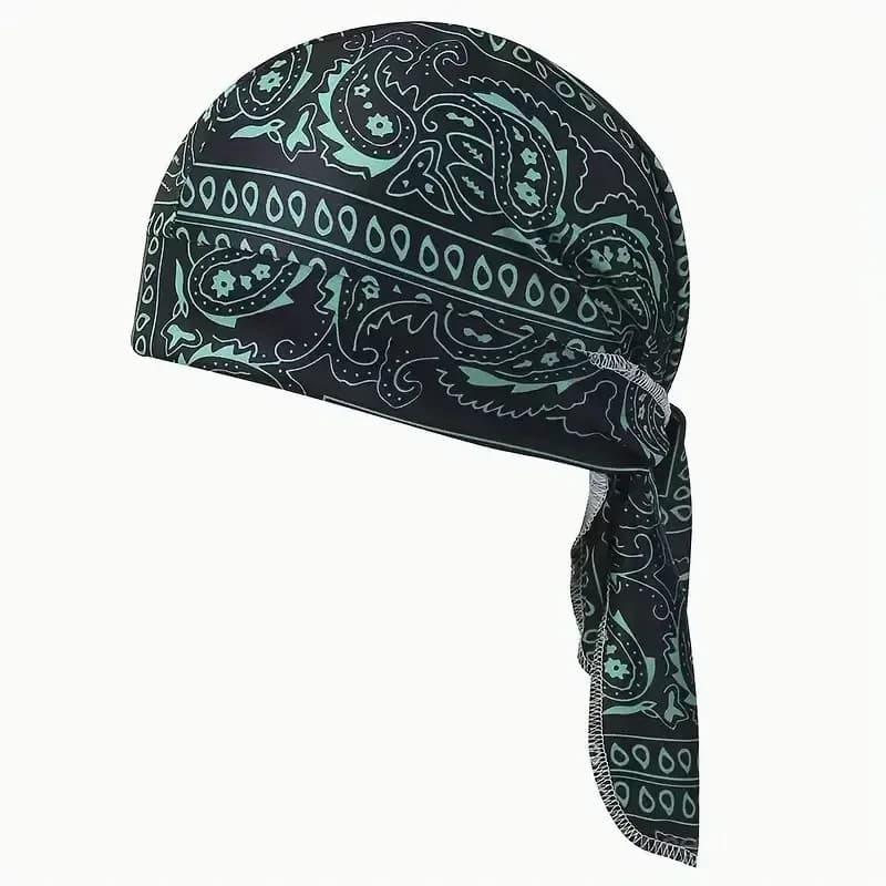 5-Pack Paisley Breathable Tie Back Bandana Skull Caps - View 6
