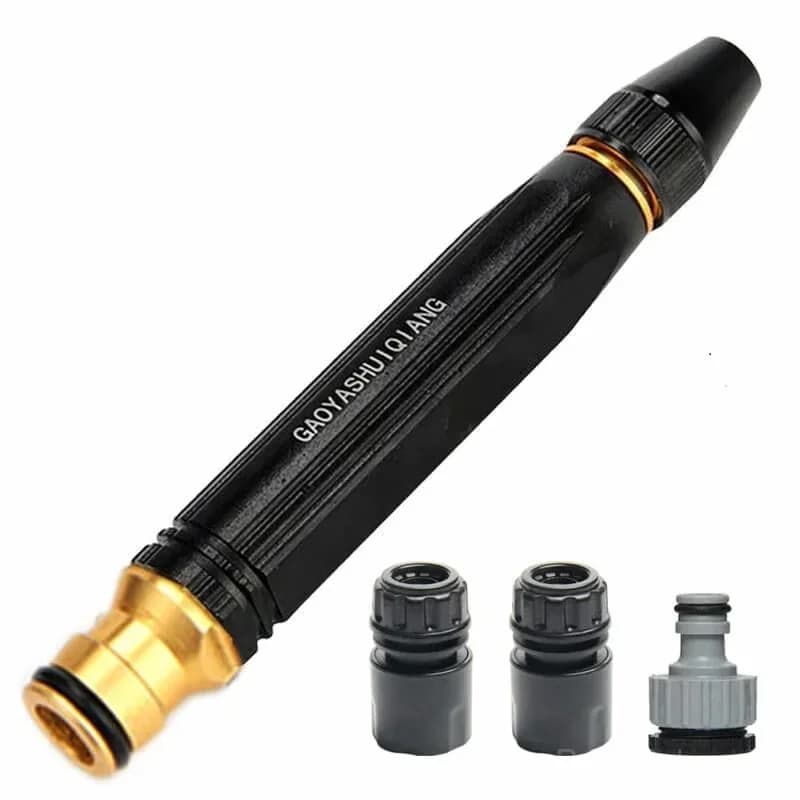 Heavy Duty Adjustable Twist Hose Jet Nozzle, Straight Plug, 2-Pack - View 6