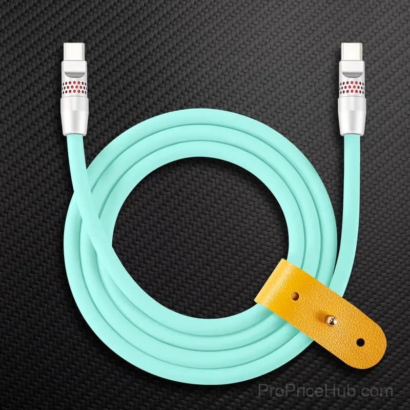 100W Fast Charging Cable with RGB Glow - View 12