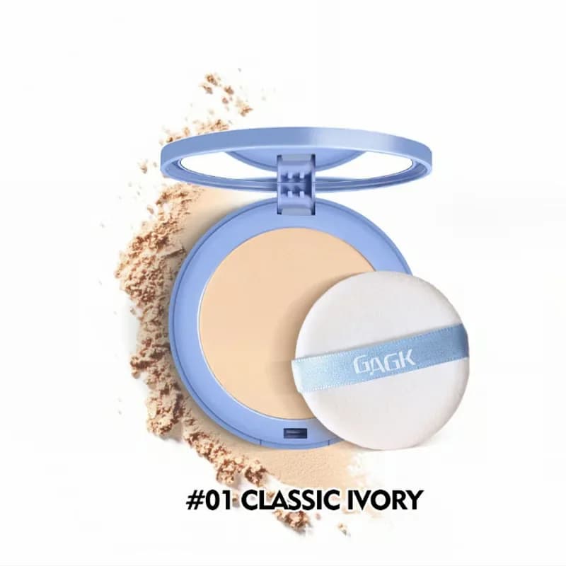 Matte Finish Compact Powder - Classic Ivory Shade #01 - View 1