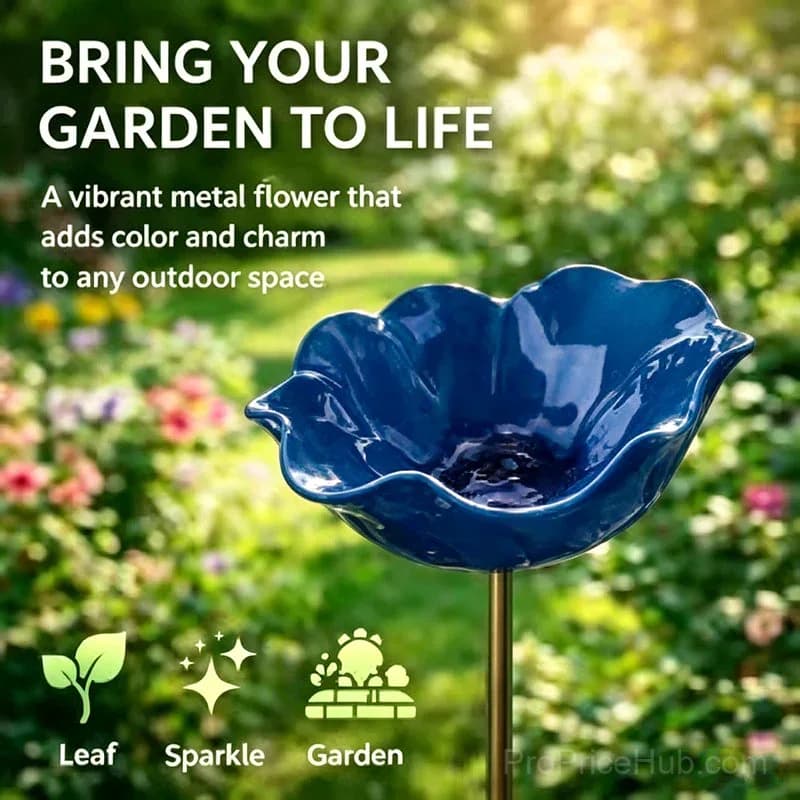 Handmade Metal Flower Garden Stake - View 34