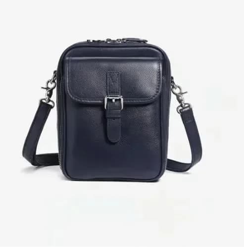 Brown Leather Crossbody Bag - View 20