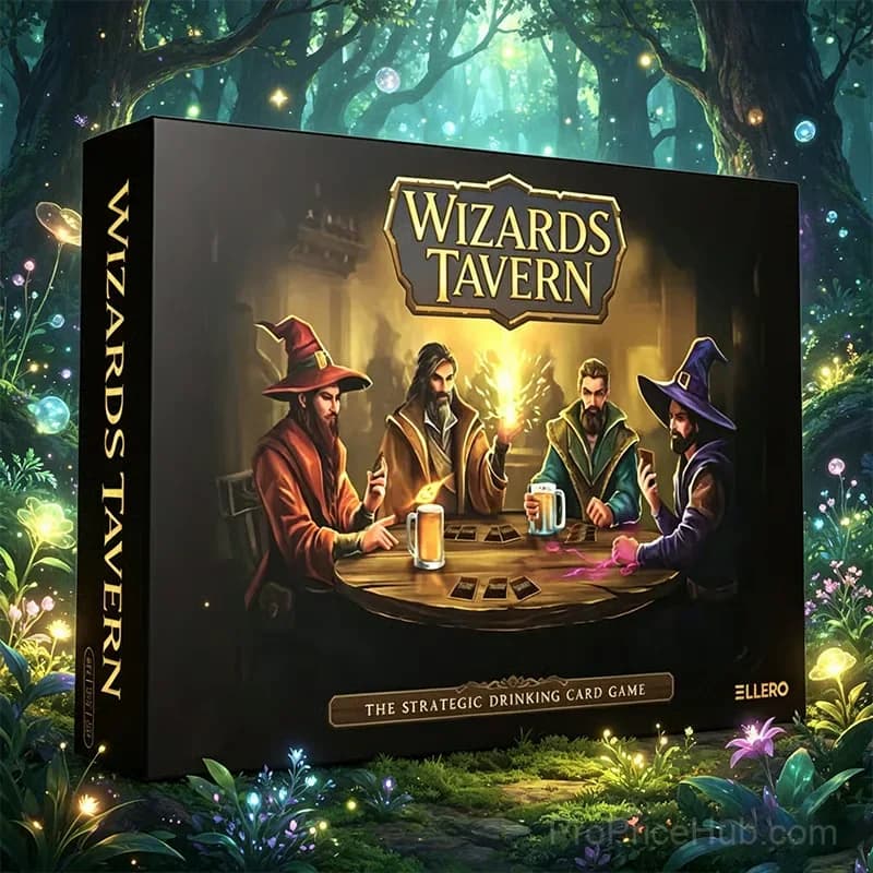 Wizards Tavern Fantasy Drinking Game with Dice and Spells - View 1