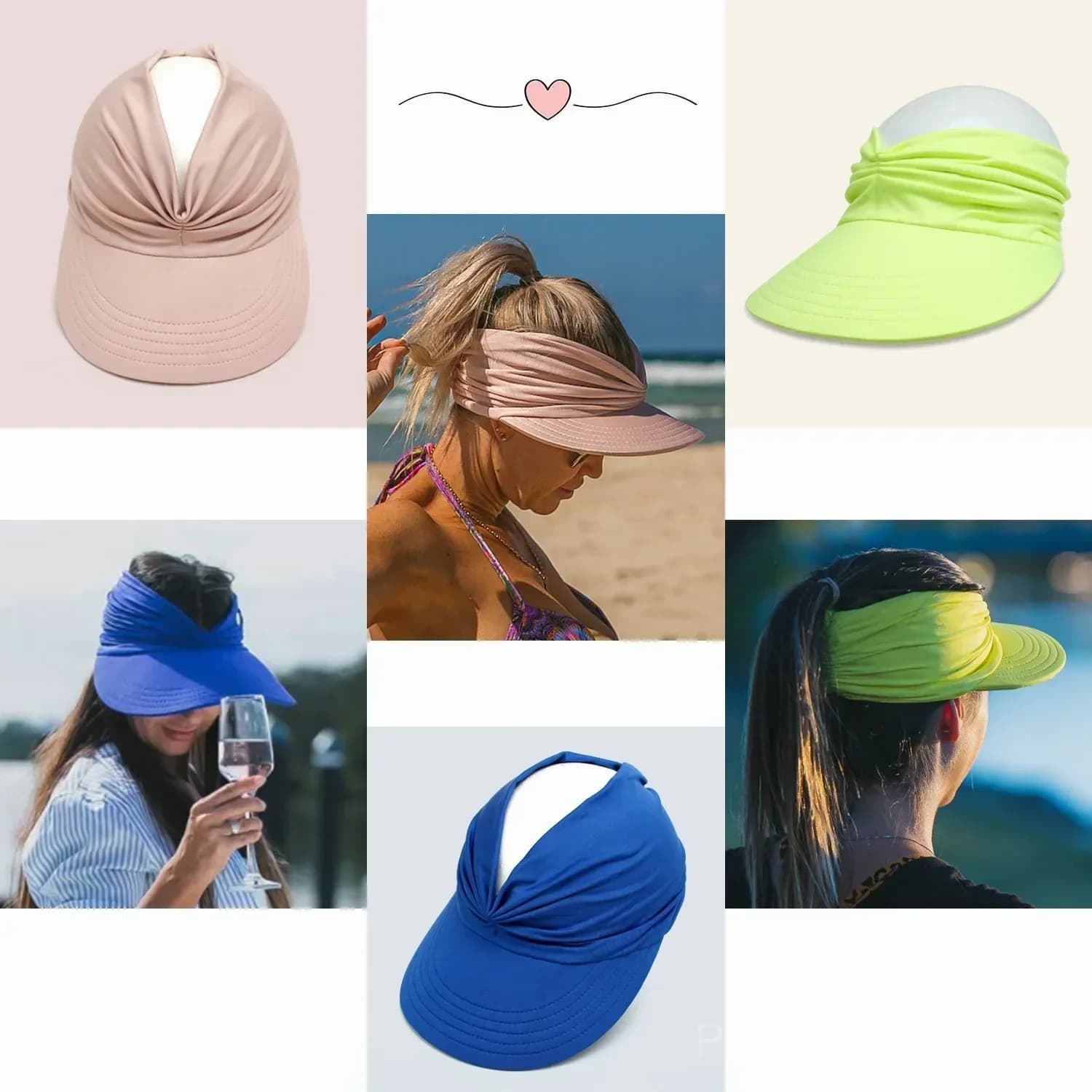 Women's UPF 50+ UV Protection Sun Visor Hat - View 14