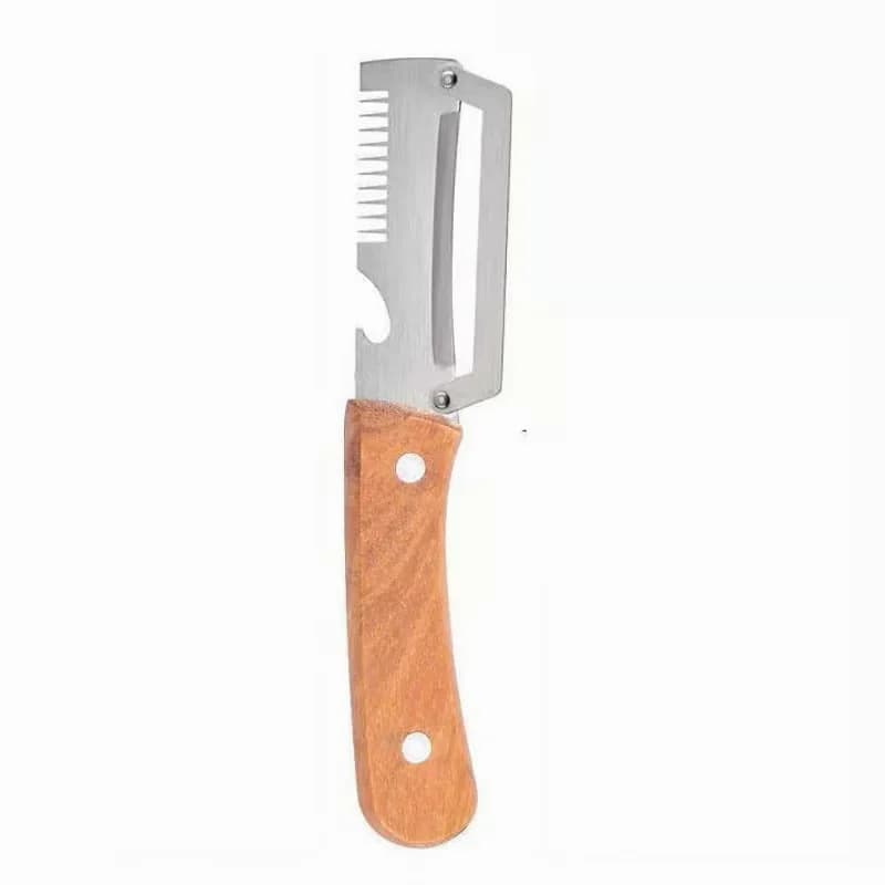 Stainless Steel Multifunction Julienne Fruit Peeler Knife - Main