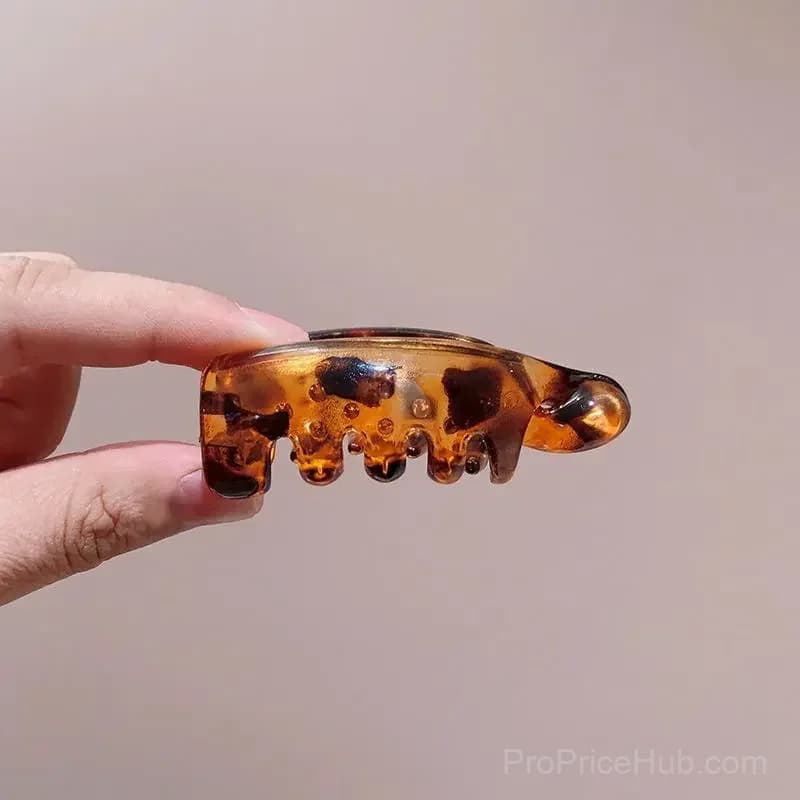 4-Pack Mini Non-Slip Banana Hair Clips for Thin/Fine Hair - View 7