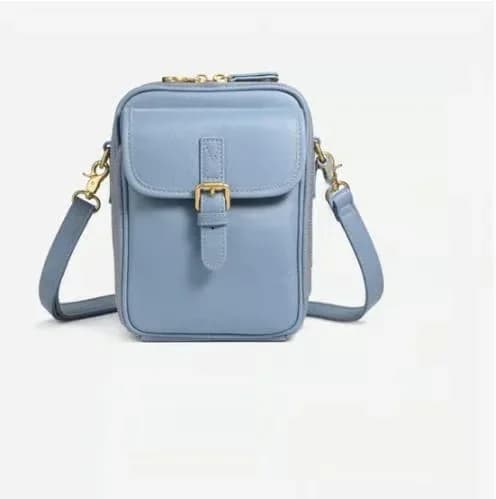 Brown Leather Crossbody Bag - View 17