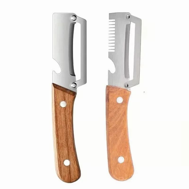 Multi-Function Stainless Steel Fruit Peeler Knife, Classic - View 7