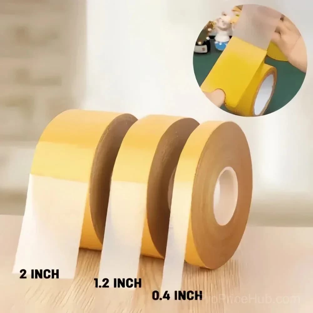 Strong Adhesive Double-Sided Mesh Tape, 5-Pack - View 2