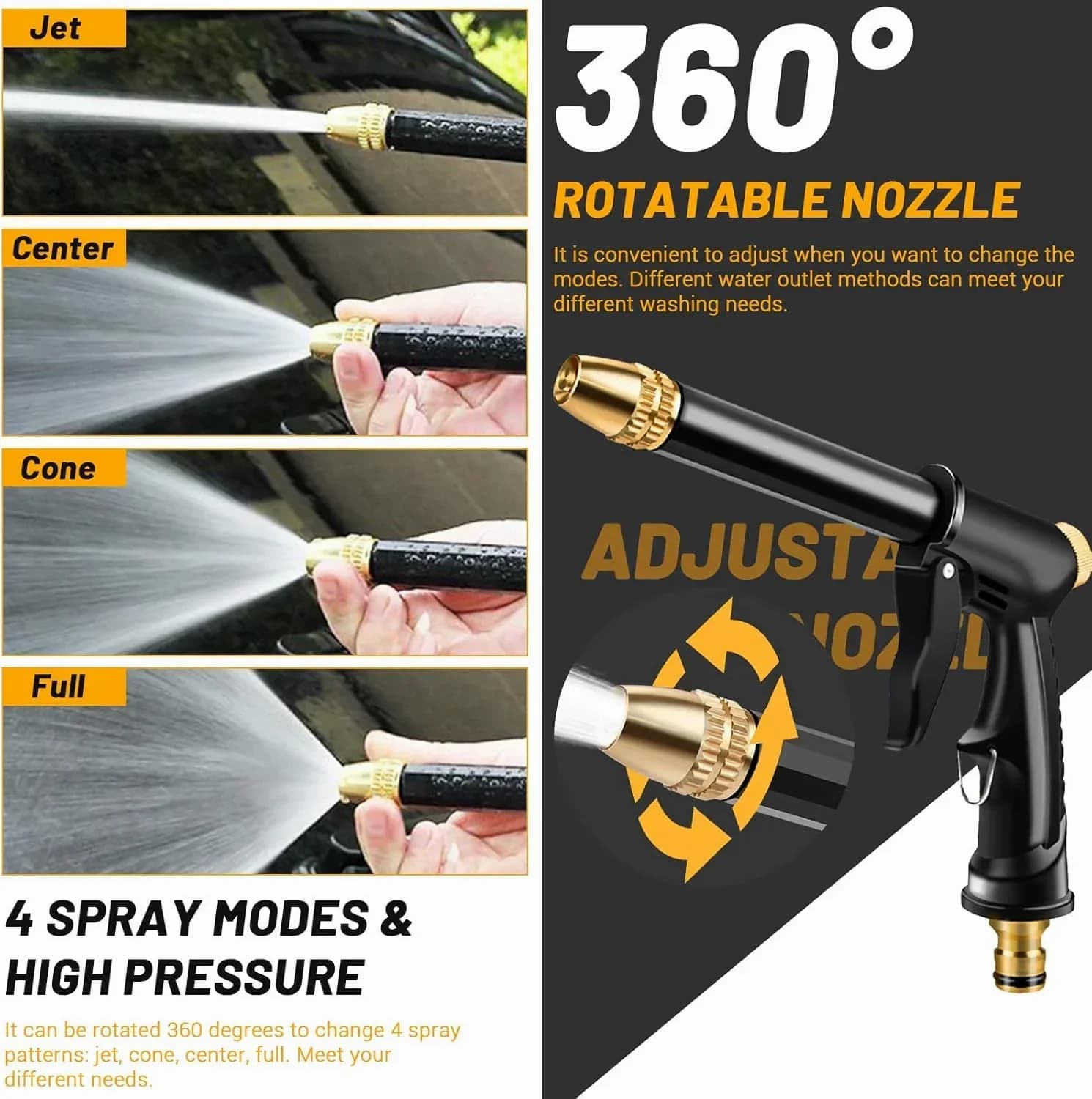 Powerful High-Pressure Home Car Wash & Garden Sprayer - View 4