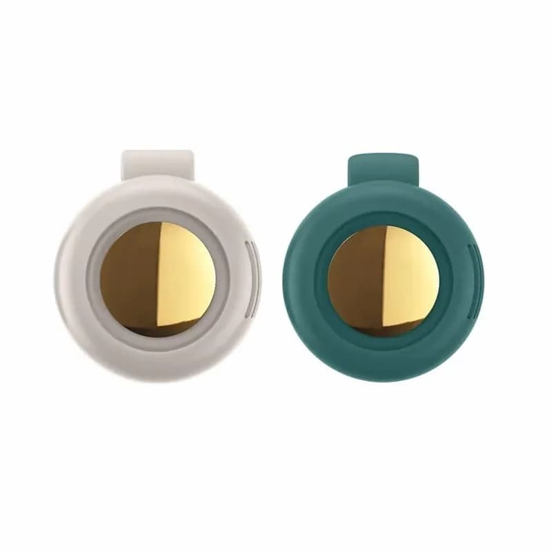 Small Whirlwind Clip Waist Neck Fan, Green, 2 Pack - Alt