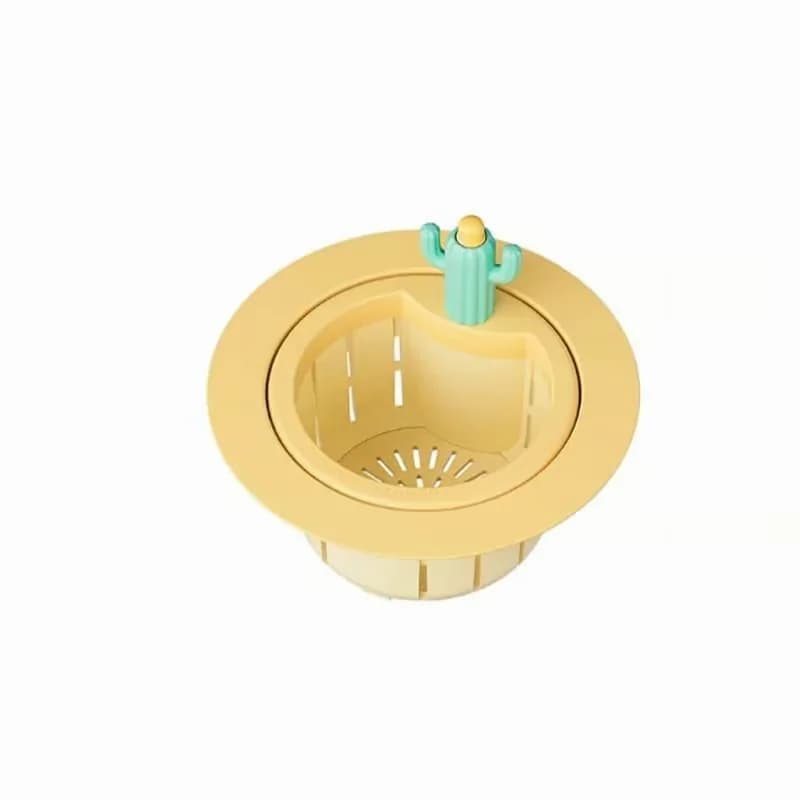 Cactus Kitchen Sink Strainer Basket, Green, Large - View 2