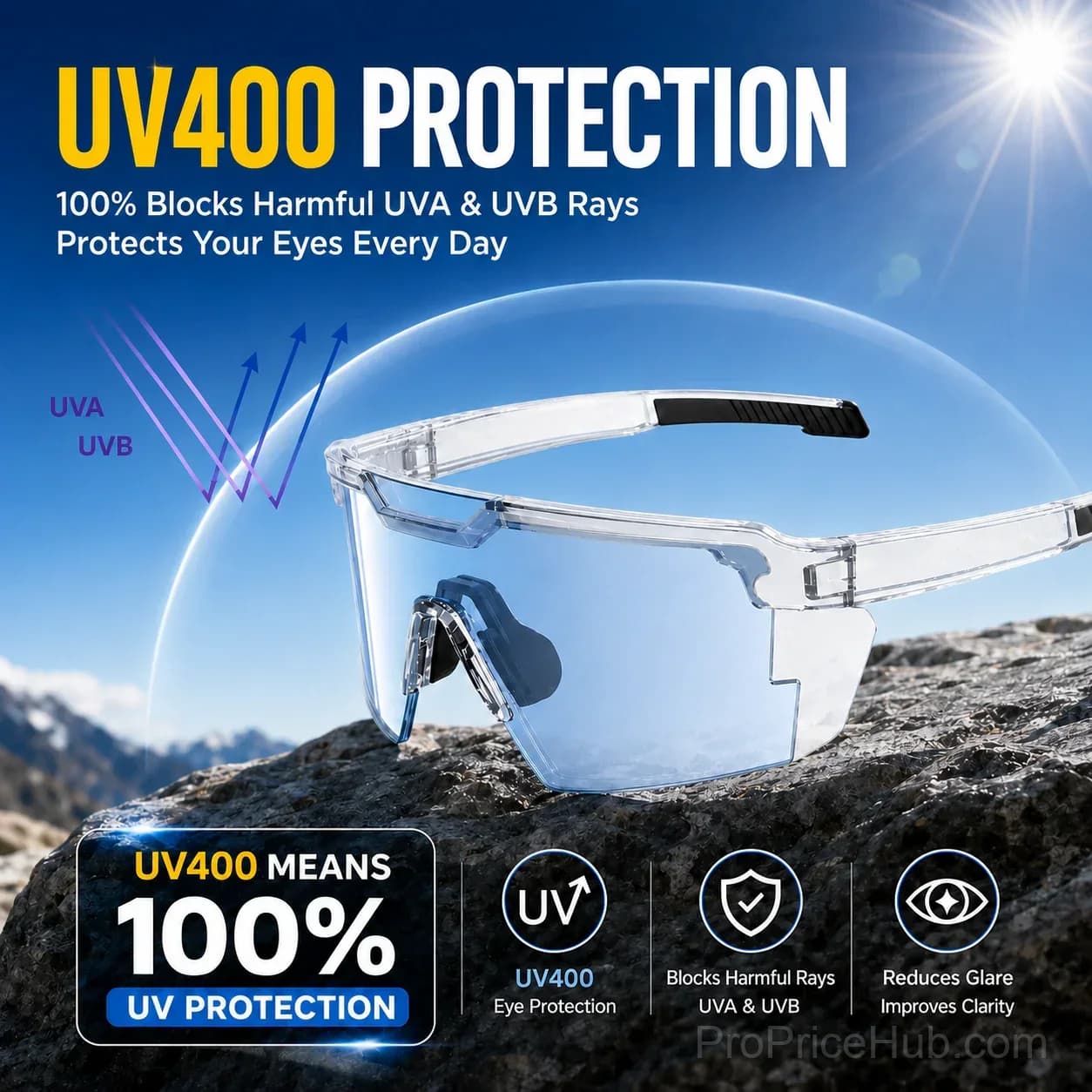 UV400 Photochromic Polarized Safety Glasses, Impact Resistant Work Eyewear - View 16